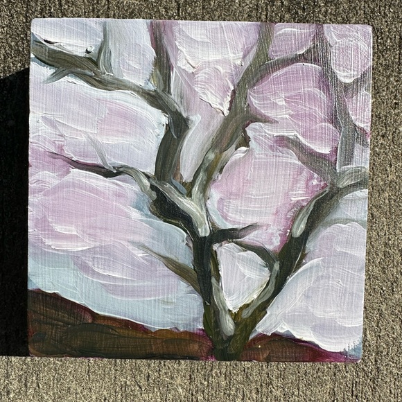 Only the Sky Above original oil painting on wood panel